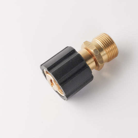 MJJC Foam Cannon Connector M22x1.5mm Male Thread with 14mm internal diameter