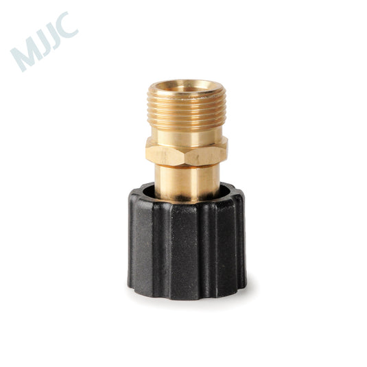 MJJC Foam Cannon Connector M22x1.5mm Male Thread with 14mm internal diameter