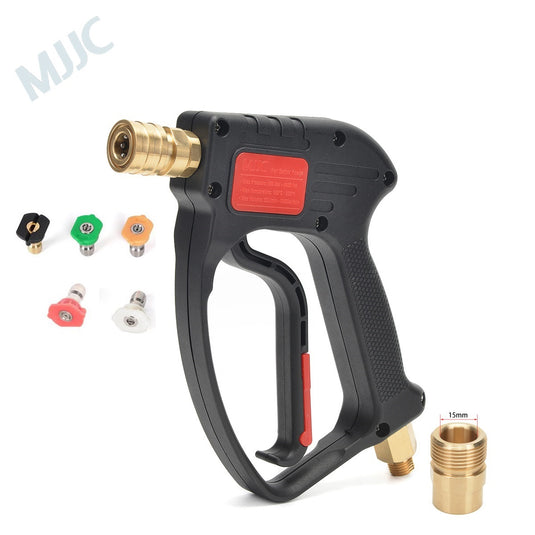 5 Spray Tips and Trigger Gun Kit M22x1.5mm Male Thread with 15mm Inner Diameter